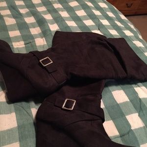 Knee High Wedge Boots